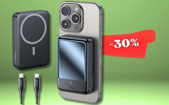 Powerbank Magsafe compatto, ELEGANTE, 20000mAh e FORZA BRUTA (-30%)