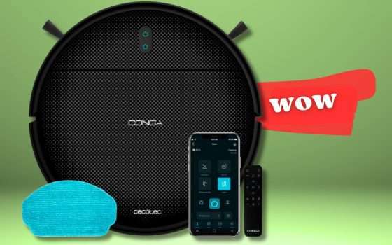 Cecotec GONGA e i pavimenti BRILLANO senza polvere e macchie (89€)