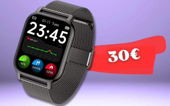 POPGLORY offre uno smartwatch SPAZIALE: chiamate e tanto altro a 30€