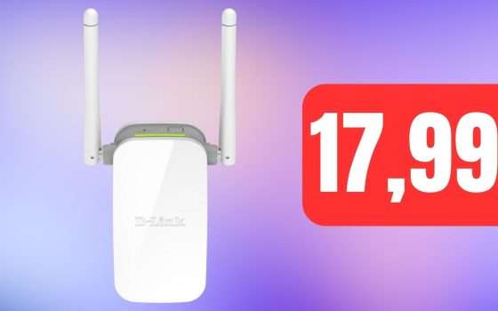 Ripetitore wireless D-Link in offerta Amazon: ti bastano 17,99€