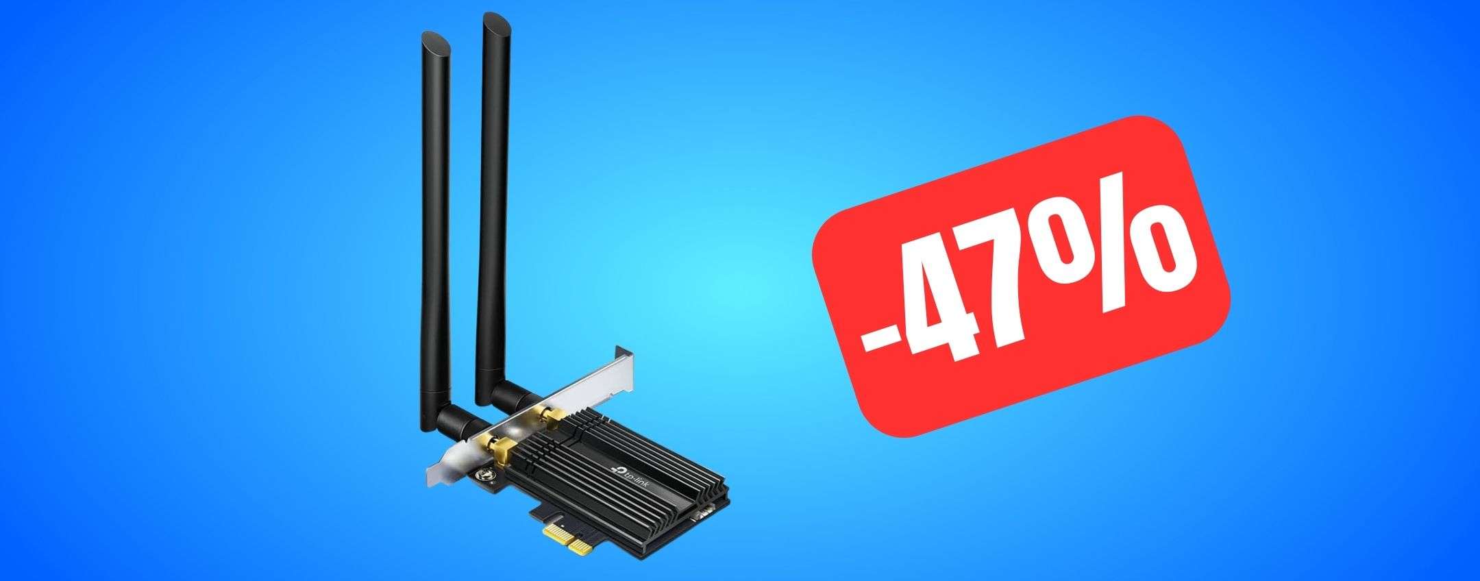 Bewinner Scheda WiFi 6 AX200NGW M.2 2230 - Doppia Frequenza 2.4/5Ghz 2400Mbps - Bluetooth 5.2 - Aggiornamento Laptop - 2