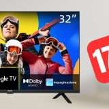 Solo 174,99€ per questa smart TV da 32 pollici con Google TV