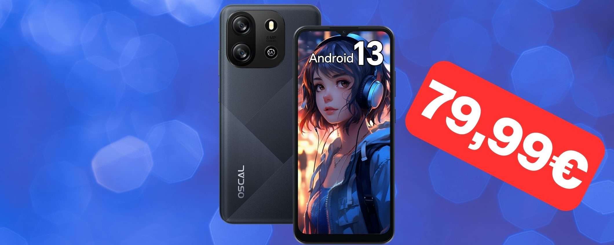 Su Amazon ti bastano meno di 80 euro per questo smartphone economico