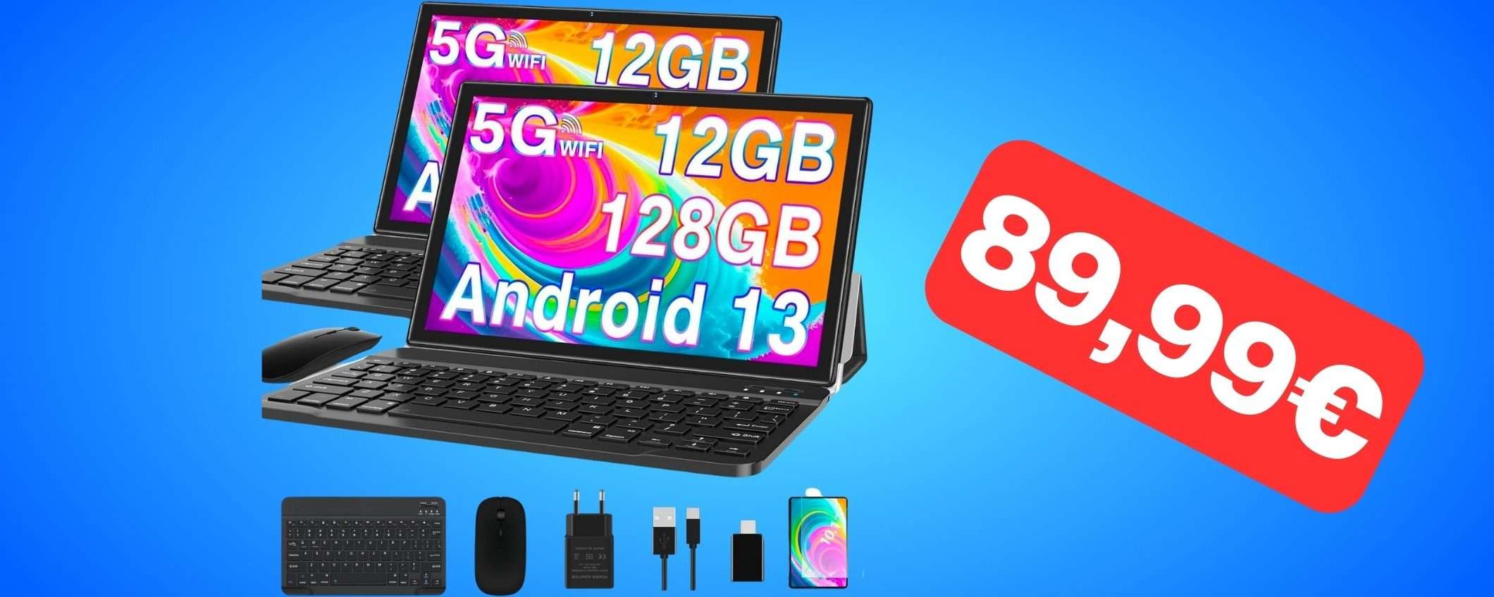 FOLLIA AMAZON: tablet Android super accessoriato a soli 89,99€
