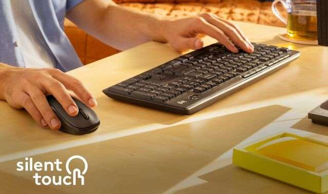 Tastiera e mouse Logitech Silent Touch