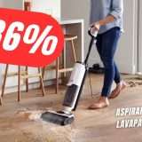 PREZZO FOLLE per l'ottimo Aspirapolvere Lavapavimenti Tineco! (-36%)