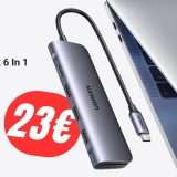 Con questo Hub USB potrai collegare tutti i dispositivi al tuo Portatile o Smartphone!