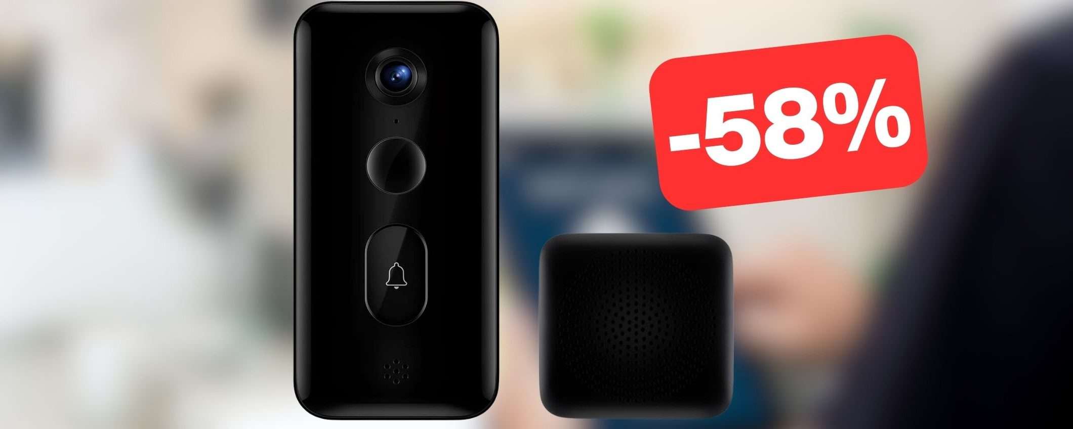 Xiaomi Smart Doorbell: il citofono intelligente in SUPER SCONTO (-58%)