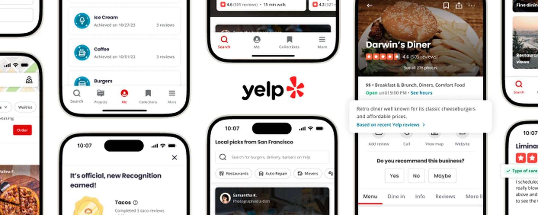 Yelp: nuova app per iOS con intelligenza artificiale