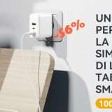 Caricatore 100W 3 in 1 con tecnologia GaN III al 59% di sconto