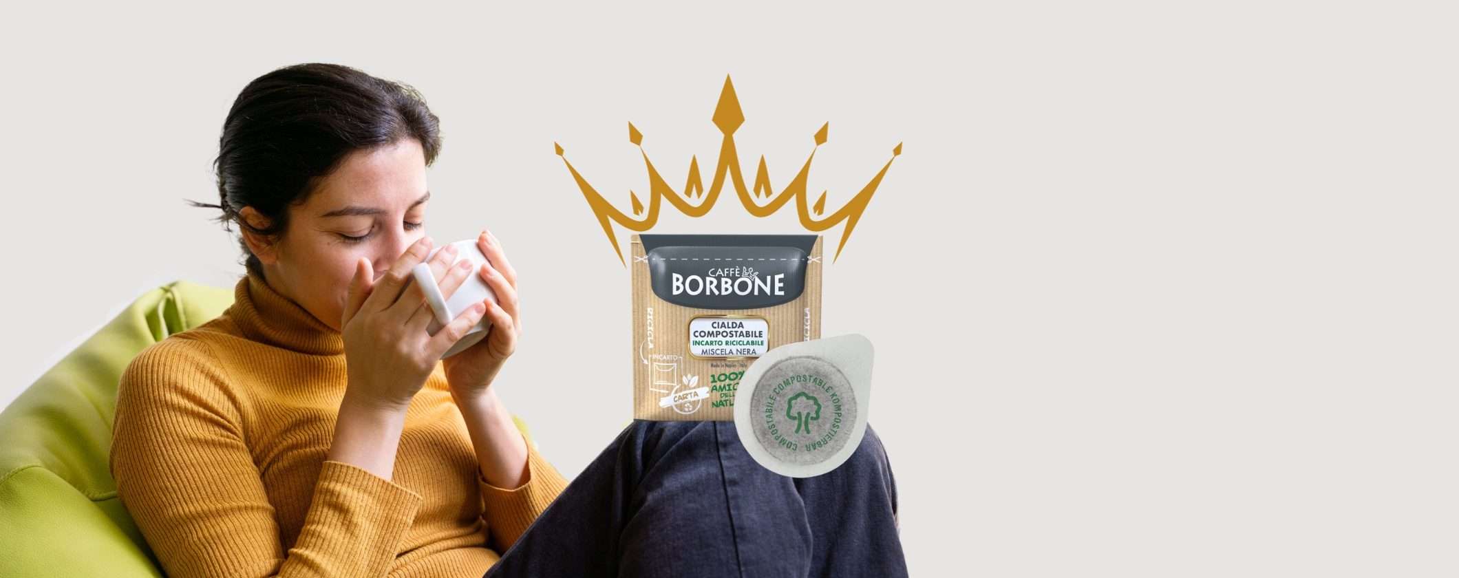 Cialde Caffè Borbone: 100% compostabili, economiche e buone