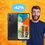 Samsung Galaxy A23: prezzo IRRESISTIBILE su Amazon (-42%)
