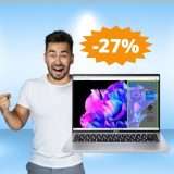 Acer Swift Go 14: tecnologia avanzata in MEGA sconto del 27%