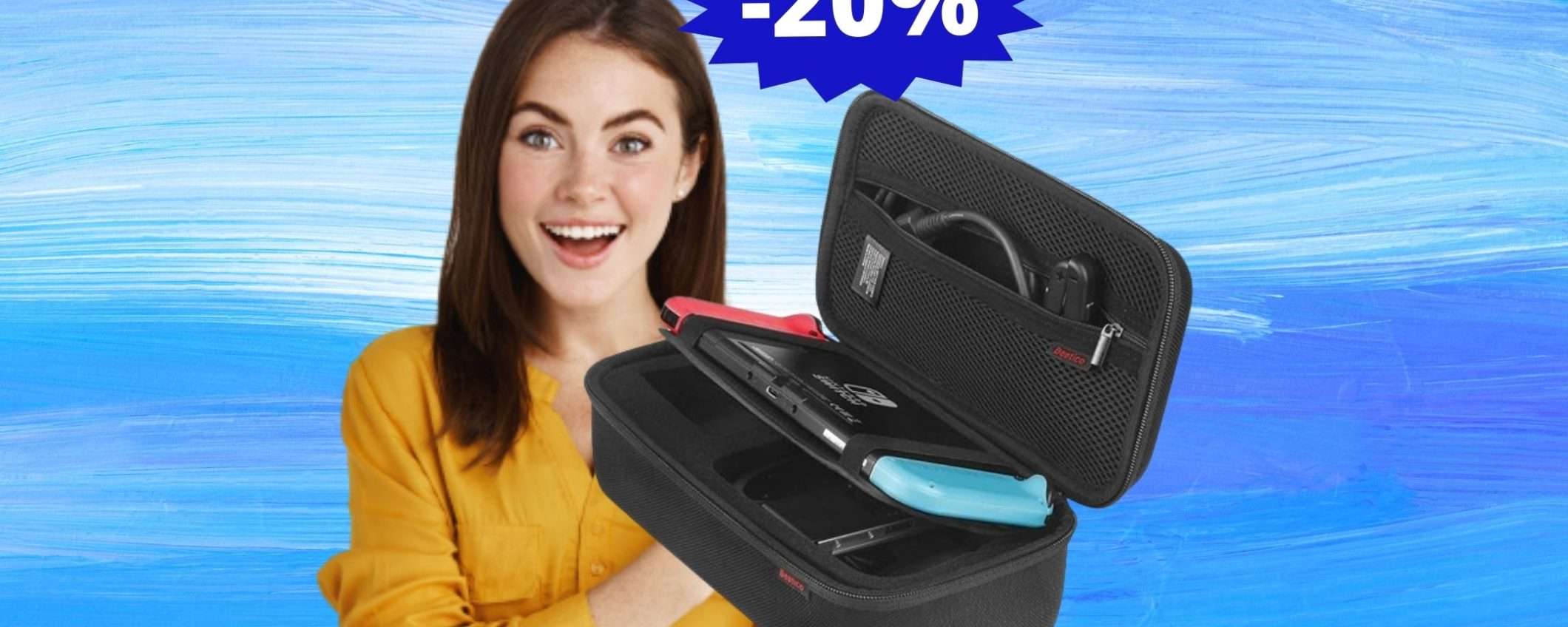 Custodia Bestico per Nintendo Switch: MEGA sconto del 20%