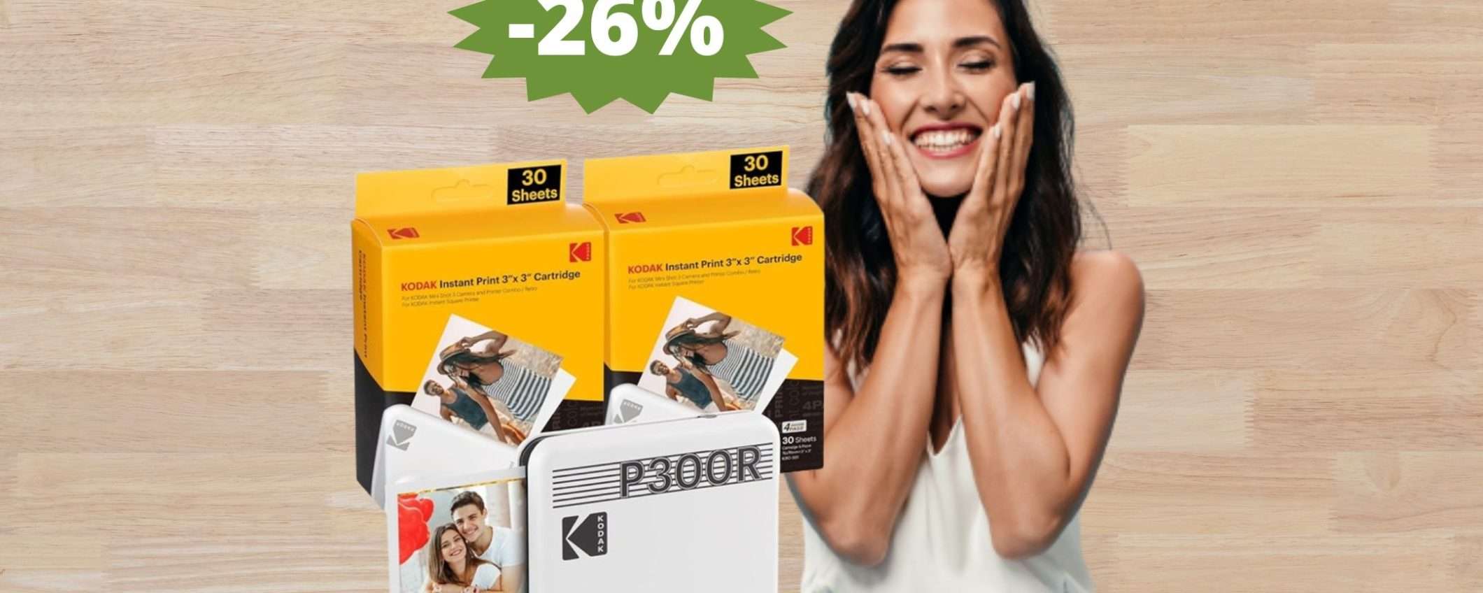 Kodak Mini 3 Retro: un AFFARE da non perdere su Amazon (-26%)