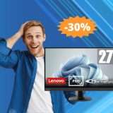 Monitor Lenovo D27-45: un salto di qualità (-30%)