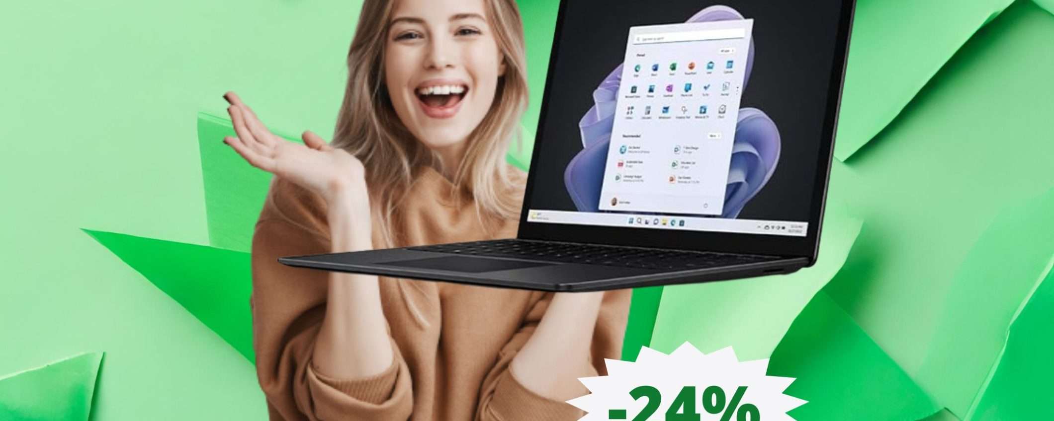 Microsoft Surface Laptop 5: RISPARMIA subito 500 euro (-24%)