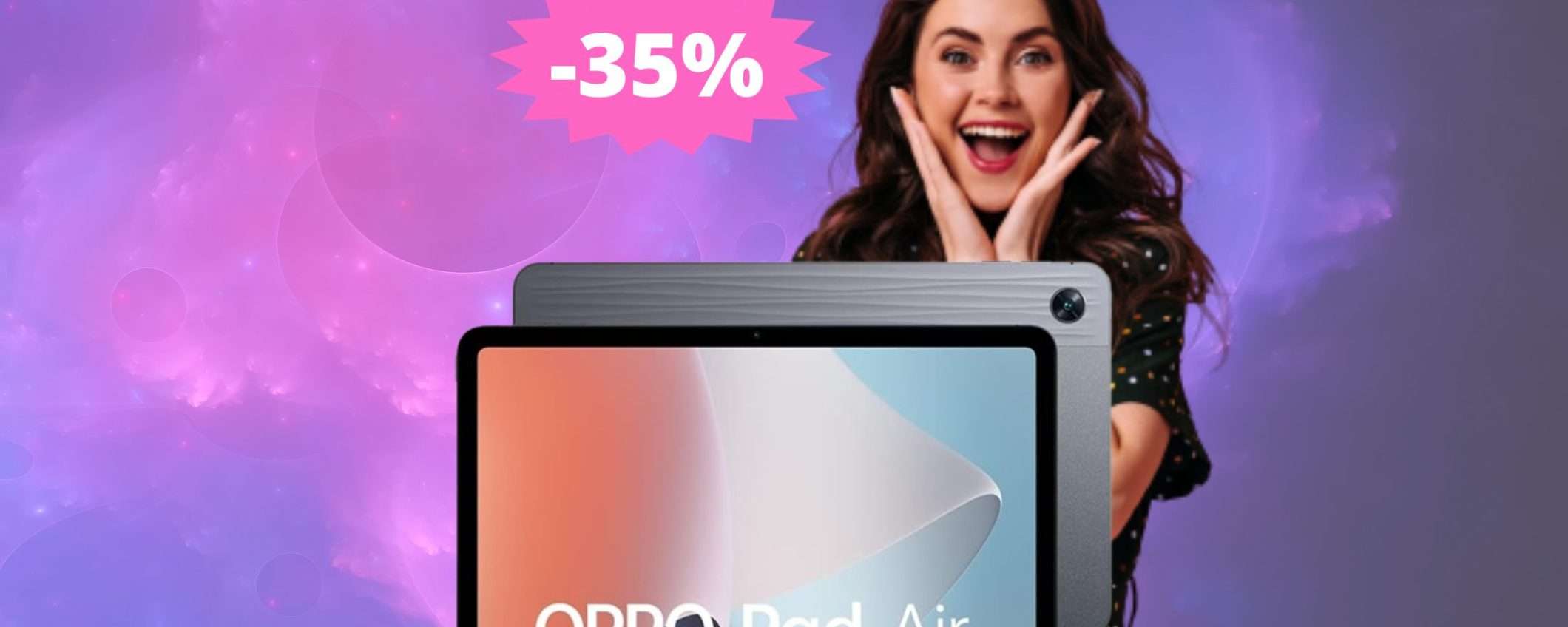 OPPO Pad Air: MEGA sconto del 35% su Amazon