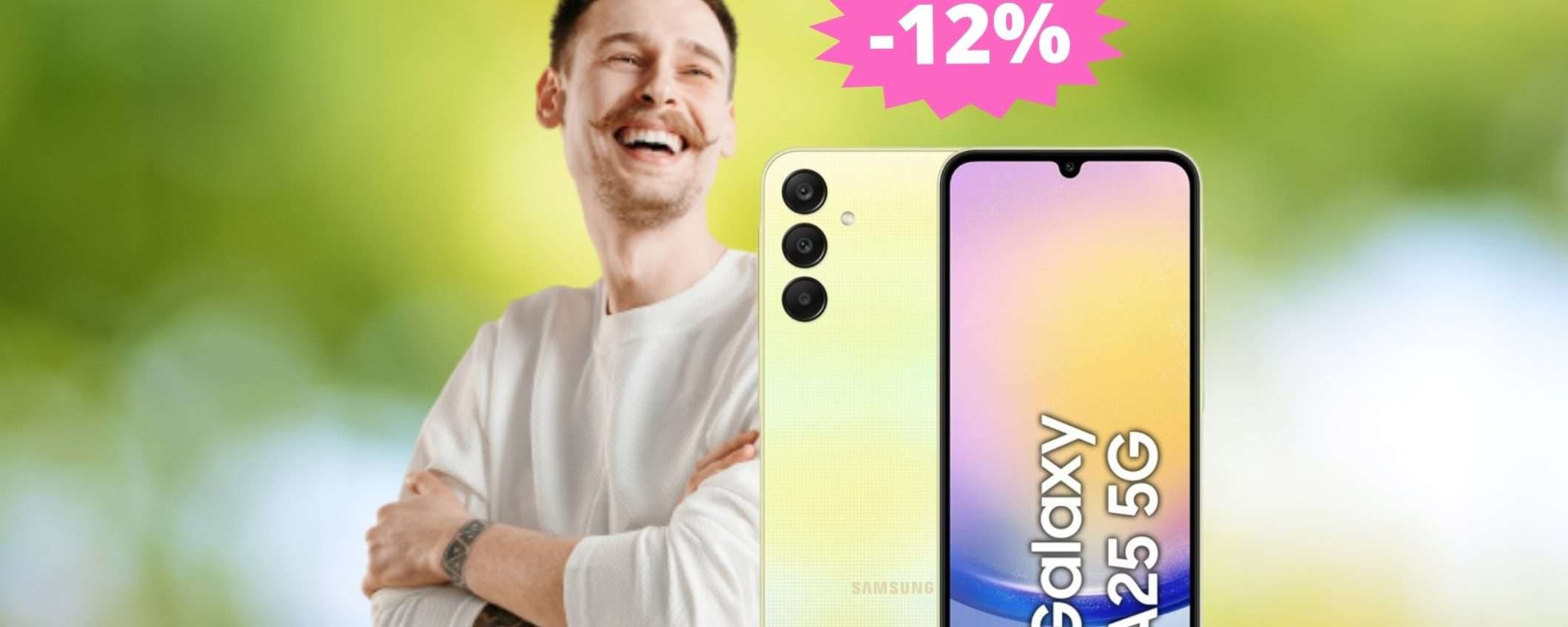 Samsung Galaxy A25: SUPER sconto del 12% su Amazon