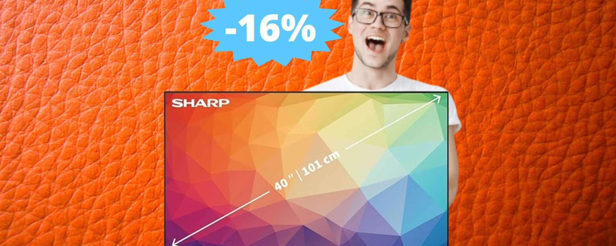 Smart TV Sharp Aquos: SUPER sconto del 16% su Amazon