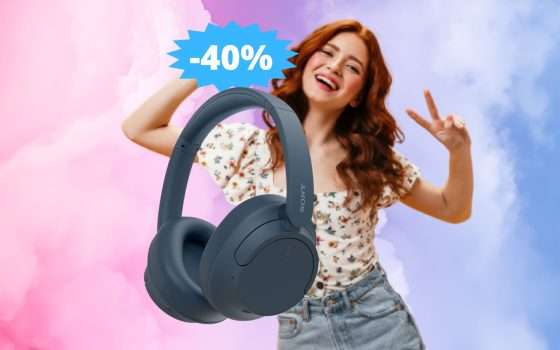 Sony WH-CH720N: OCCASIONE imperdibile su Amazon (-40%)