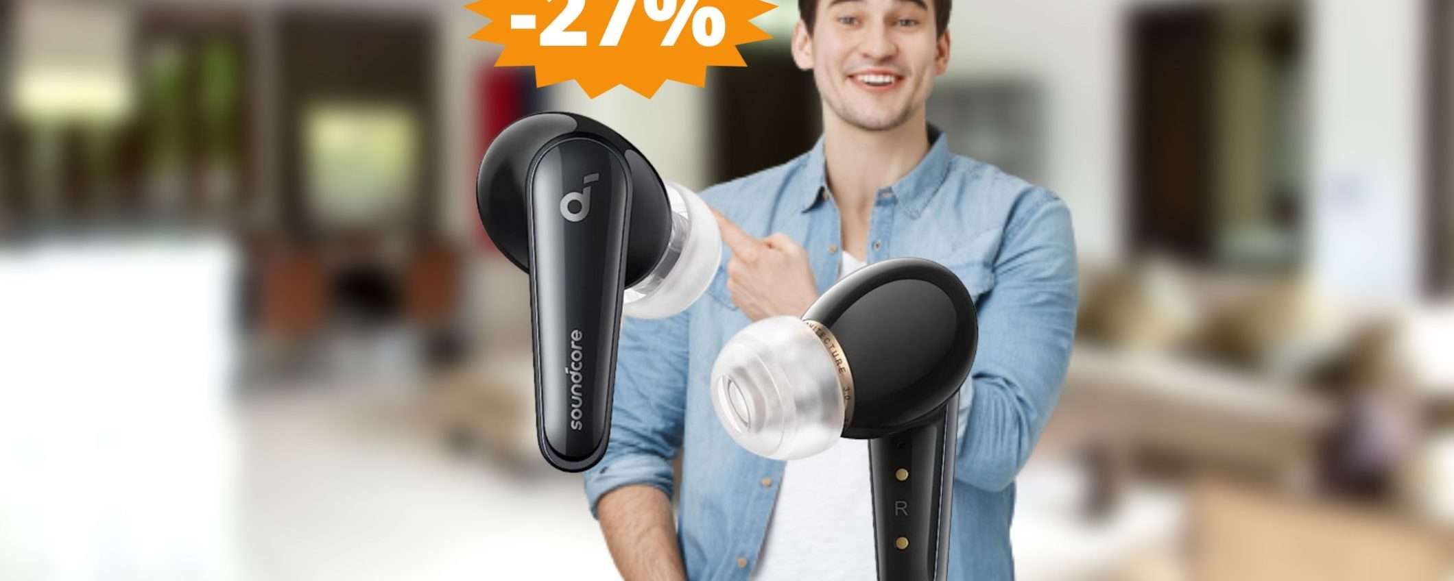 Soundcore Liberty 4: asconto ESCLUSIVO su Amazon (-27%)