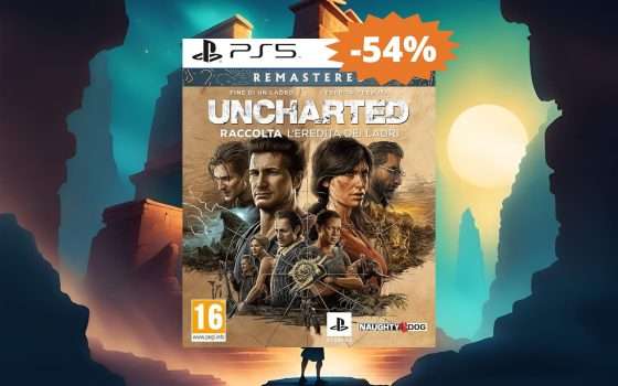 Uncharted L'Eredità dei Ladri: EPICO sconto del 54% su Amazon