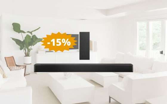 Soundbar Hisense HS2100: SUPER sconto del 15% su Amazon