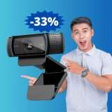 Webcam Logitech C920: ILLUMINA le tue videochiamate (-33%)