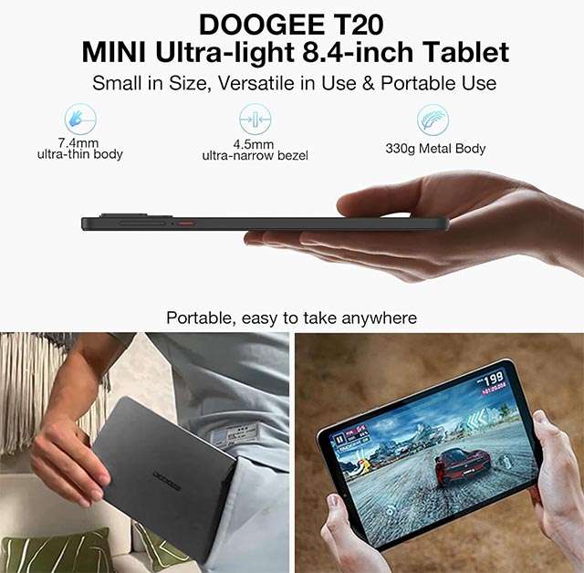 Le caratteristiche del tablet DOGEE T20 Mini
