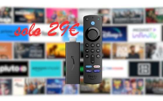 Fire TV Stick + Telecomando Alexa: solo 29€ su Amazon
