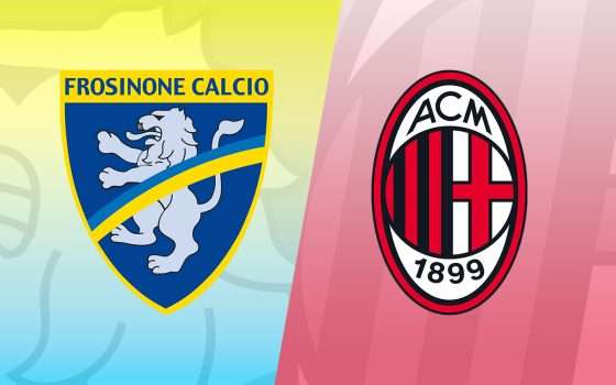Frosinone-Milan: formazioni e come vederla in streaming