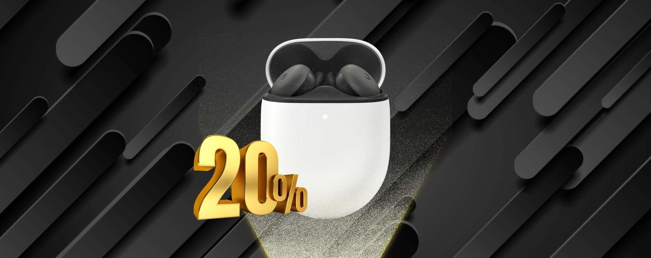 Google Pixel Buds A-Series: suono INCREDIBILE, oggi a -20%