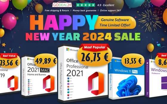 Licenze software, offerte a scadenza: Office 2021 Pro e Windows 11 Pro -62%
