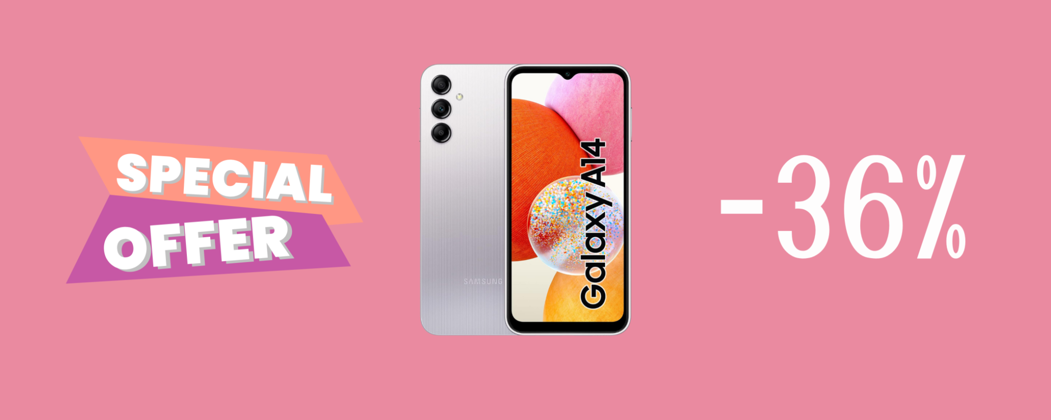 Samsung Galaxy A14 in MEGA sconto del 36% è un BEST-BUY