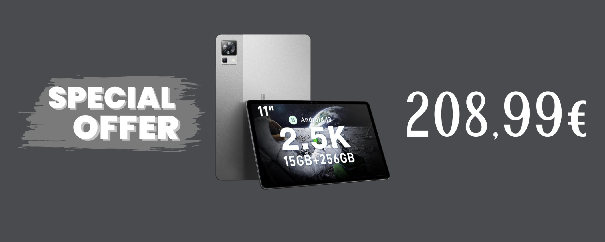 DOOGEE T30 Pro, tablet con display da 2,5K a SOLI 208,99€