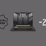 ASUS TUF Gaming F15, con RTX 4050 in SUPER sconto del 25%