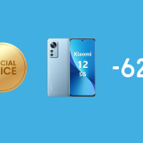 Xiaomi 12 5G a SOLI 345€ con un sconto PAZZESCO del 62%