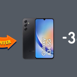 Samsung Galaxy A34 5G in SUPER sconto del 36% a soli 257€
