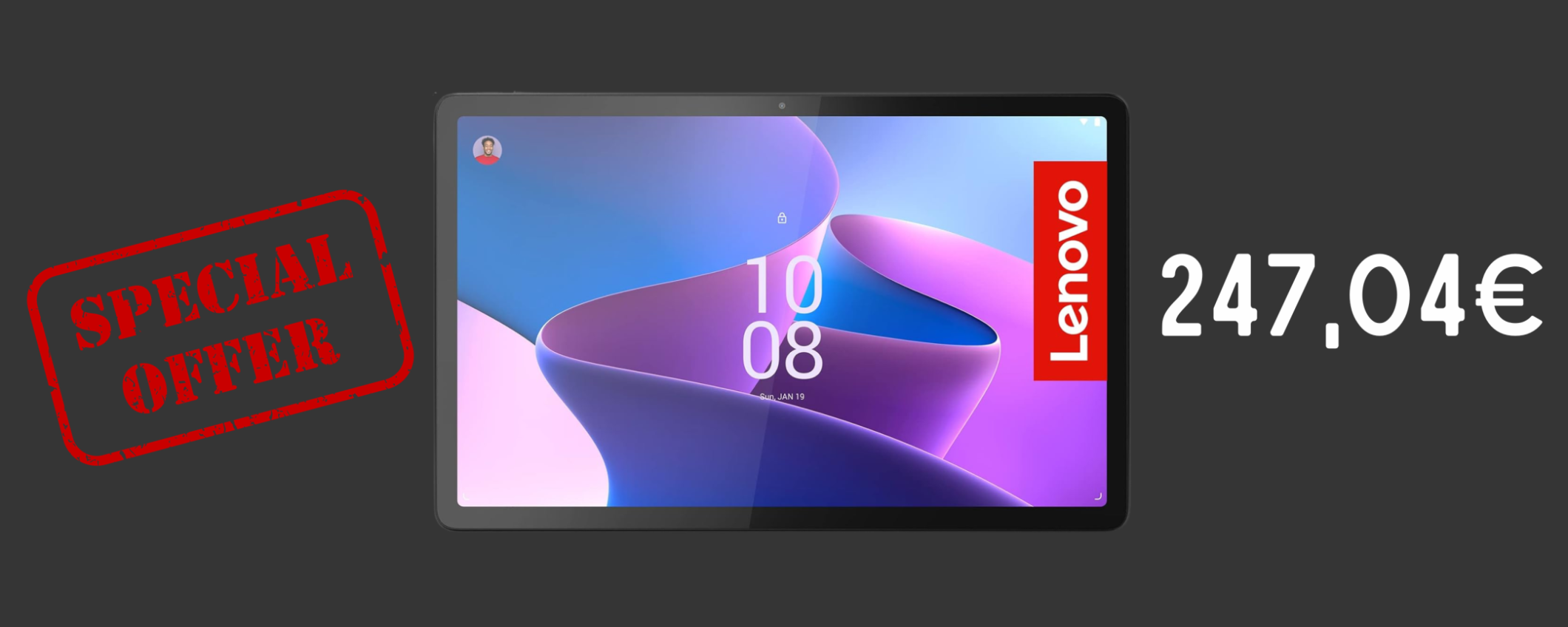 Lenovo Tab P11 con display 2K e 128 GB a SOLI 247,04€