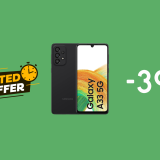 Samsung Galaxy A33 5G in SUPER sconto del 39% a soli 228€