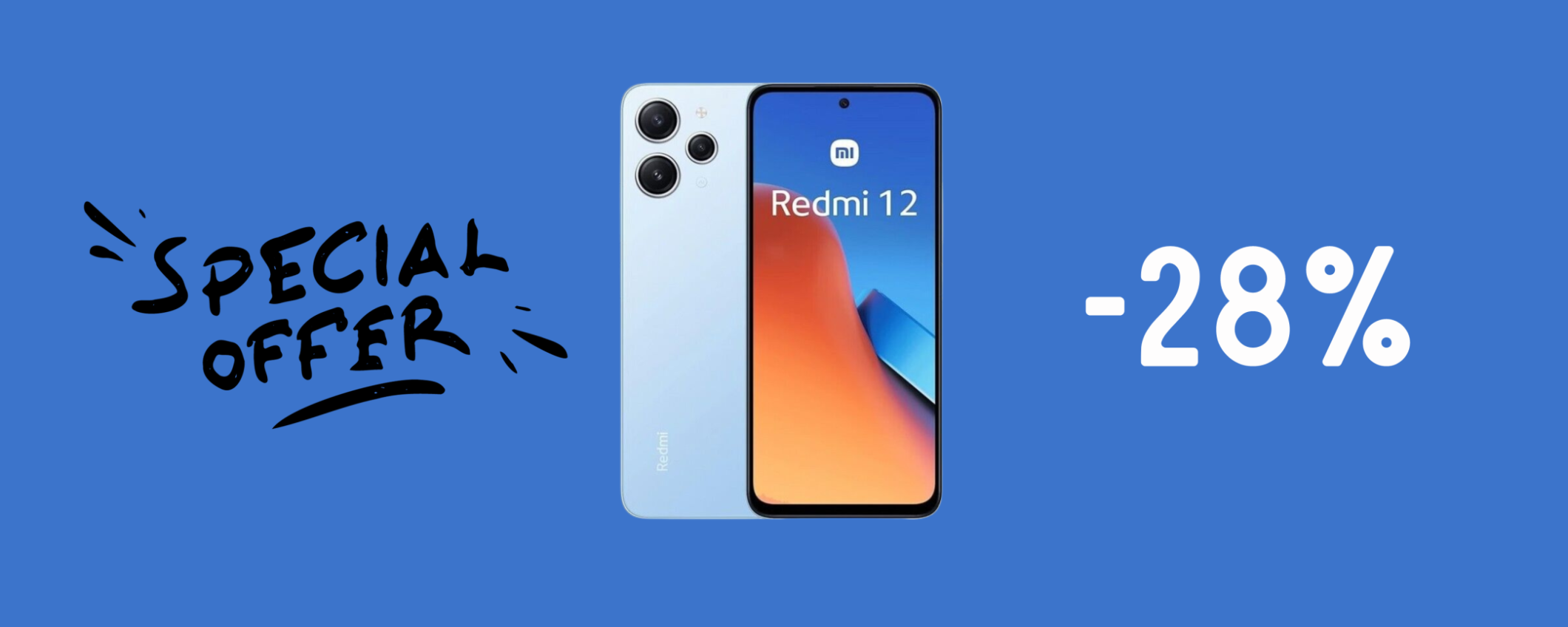 Xiaomi Redmi 12 in sconto del 28% è un BEST-BUY