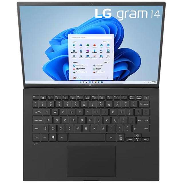 Il design del notebook LG Gram 14