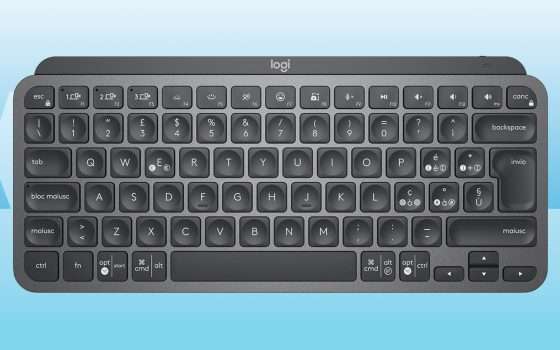 Logitech MX Keys Mini: 52€ di sconto sulla tastiera