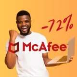 McAfee Total Protection 2024 al 72% di SCONTO su Amazon