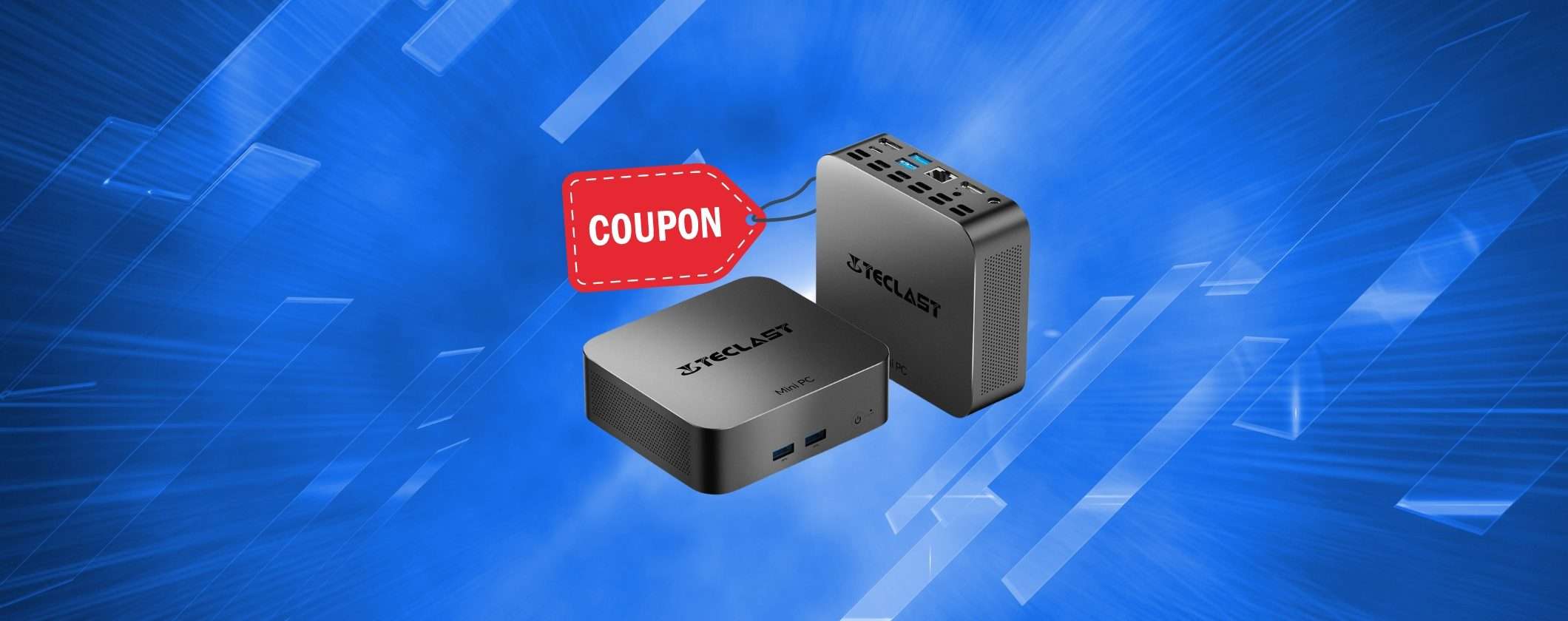 Mini PC Teclast: RISPARMIA 100€ applicando il coupon di Amazon