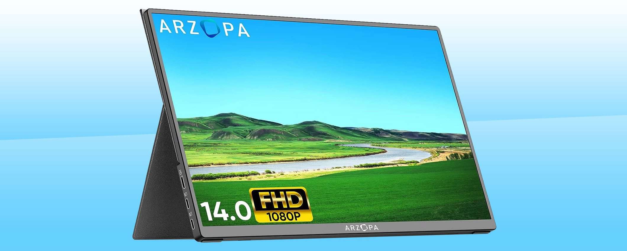 Monitor portatile da 14 pollici a PREZZO STRACCIATO