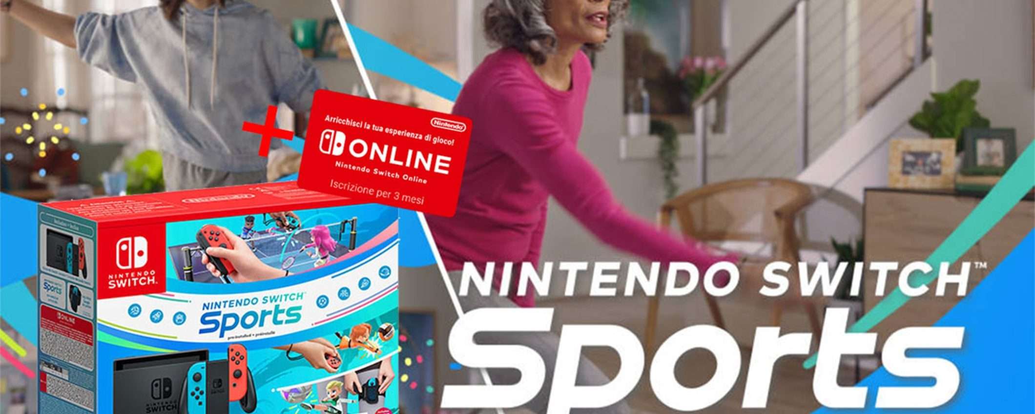 Nintendo Switch + Switch Sports: prezzo MINIMO STORICO su eBay