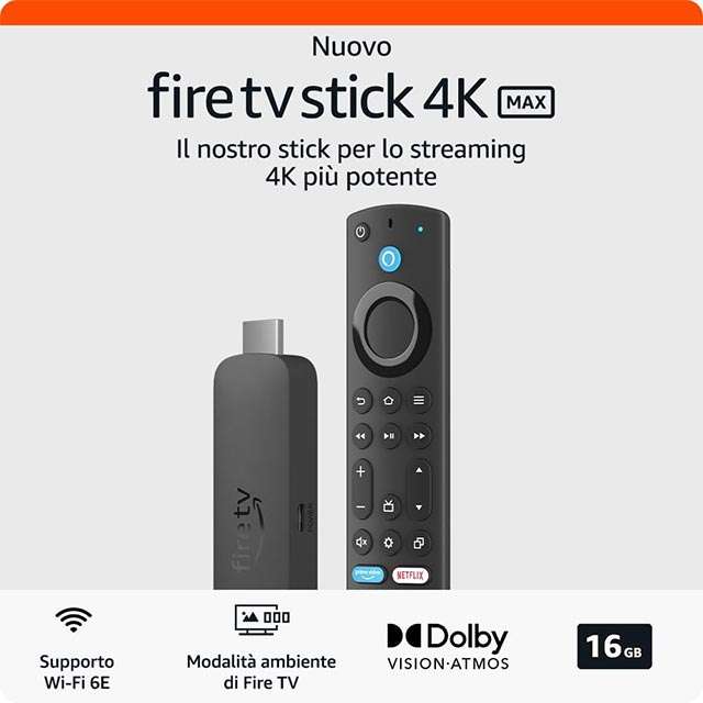 Le caratteristiche principali del nuovo Fire TV Stick 4K Max di Amazon
