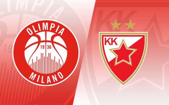Come guardare Olimpia Milano-Stella Rossa in streaming?